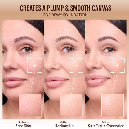 Mini Yummy Skin Glow Finish Skin Prep Essential Kit